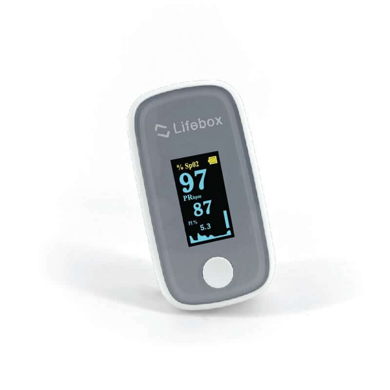 เครื่องวัดออกซิเจนปลายนิ้ว Lifebox L-PO02 [รับประกันสินค้า 2ปี]